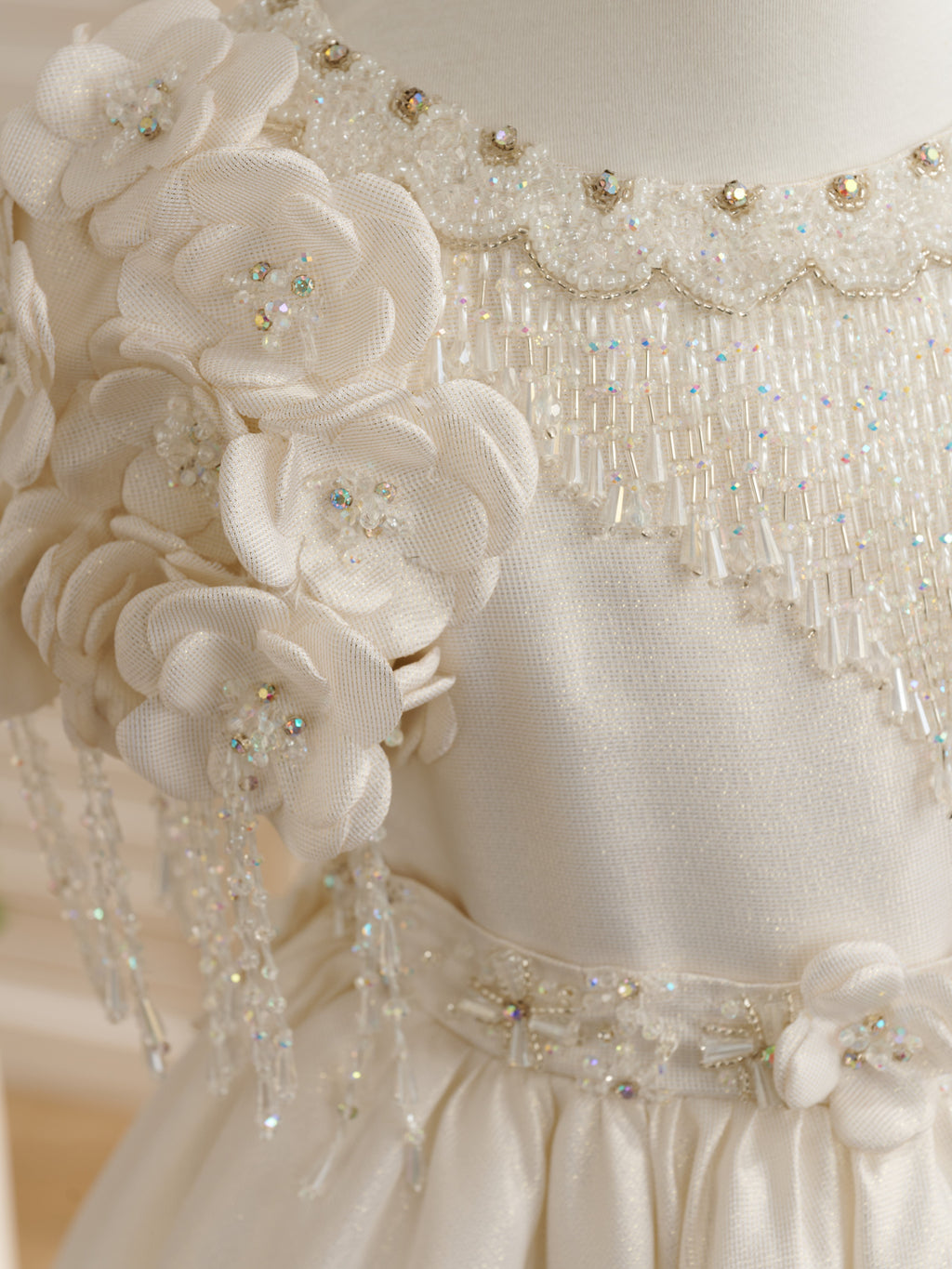 Ballkleid/Princess-Linie Bodenlang Erstkommunion Blumenmädchenkleid 