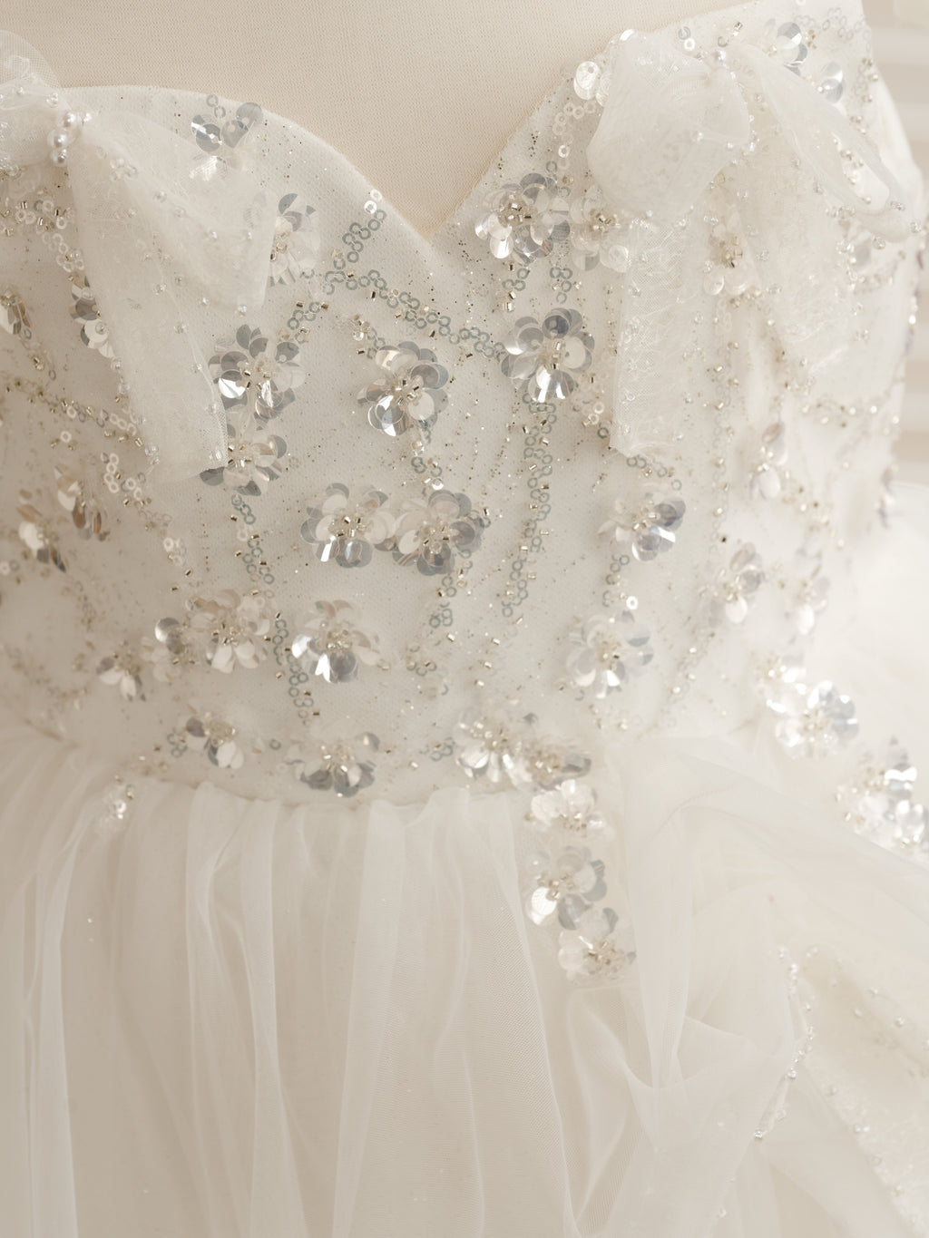 Duchesse-Linie/Princess-Linie Satin Tüll Bodenlang Blumenmädchenkleid
