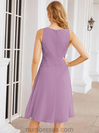 Vestidos de madre de la novia Sunnderly, vestido de fiesta, vestido plisado informal SY28065 