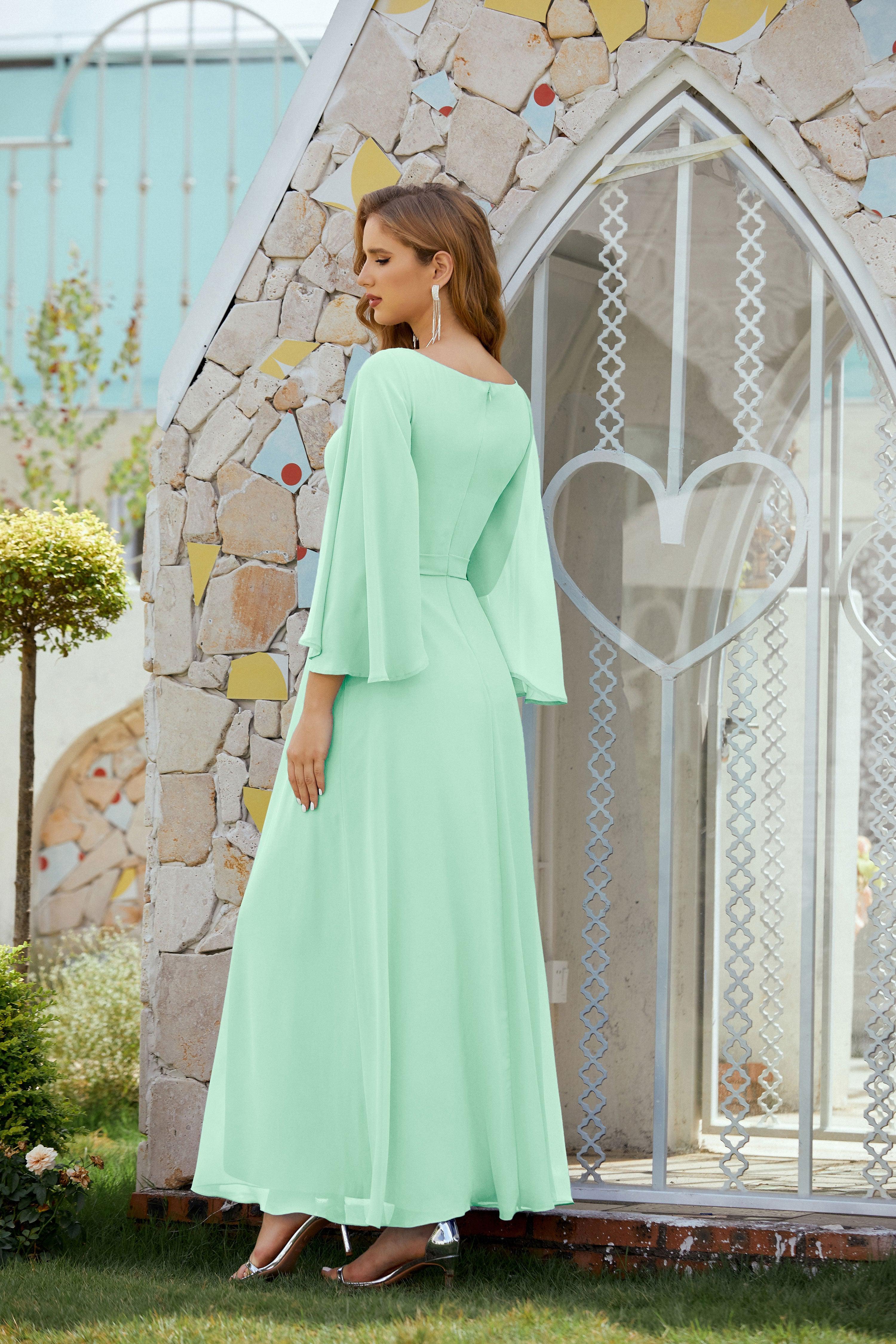 Vestidos de noche formales para madre de la novia, de Sunnderly, para invitada de boda, SY28012 