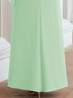 Vestido formal de fiesta Sunnderly, largo, para madre de la novia, con capa con volantes, SY28026 