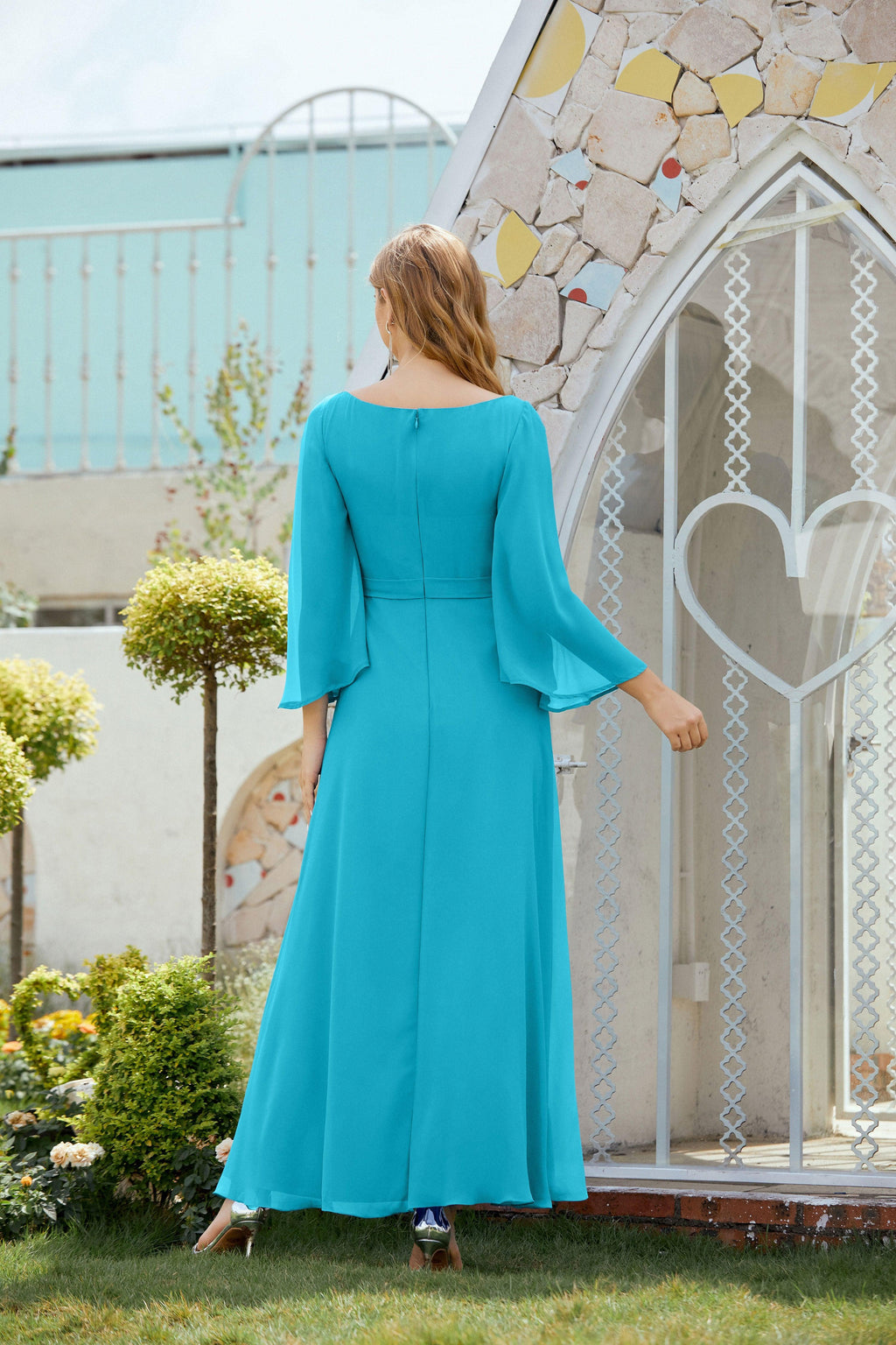 Vestidos de noche formales para madre de la novia, de Sunnderly, para invitada de boda, SY28012 