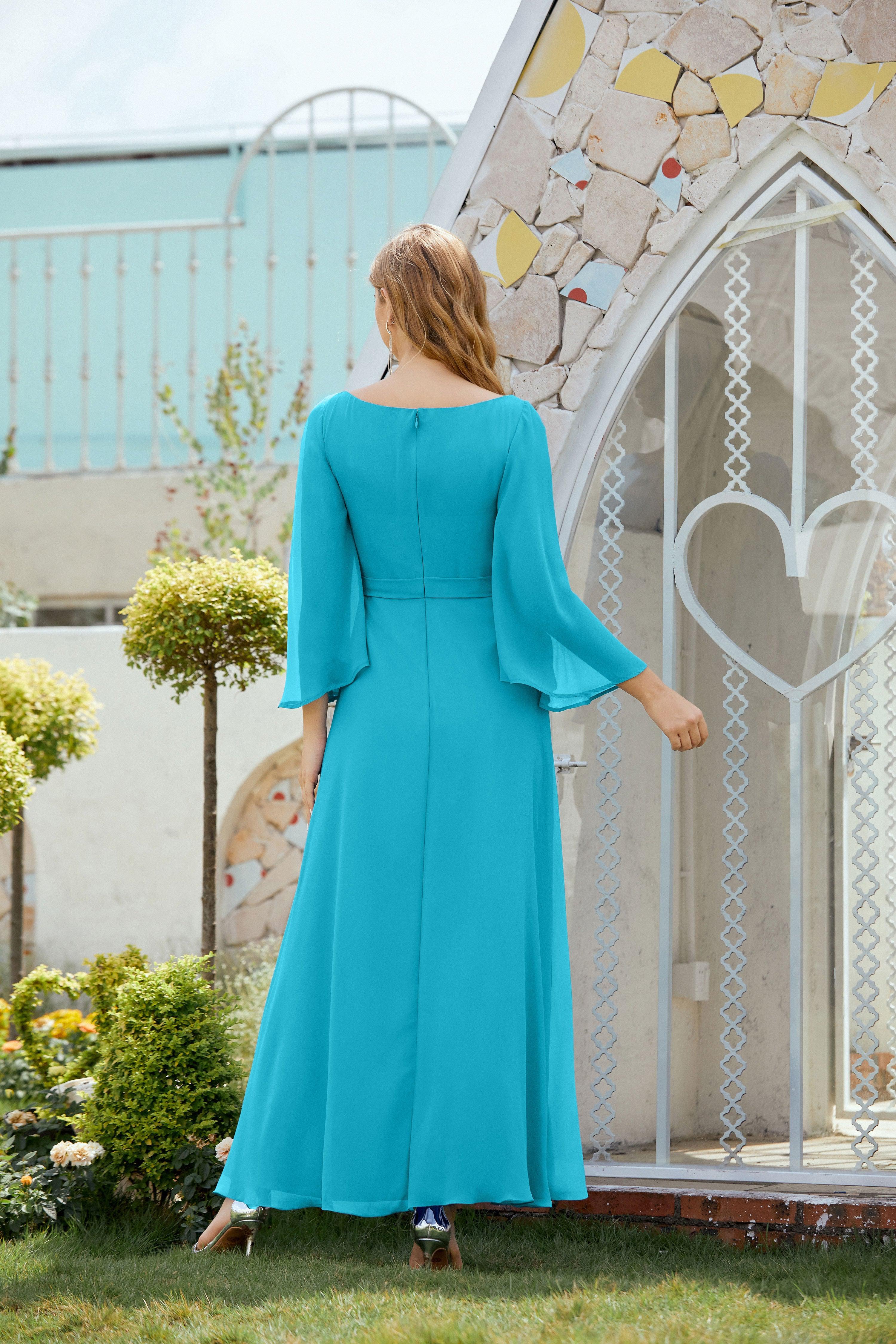 Vestidos de noche formales para madre de la novia, de Sunnderly, para invitada de boda, SY28012 