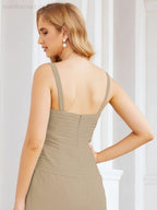 Vestidos de novia Sunnderly con apliques de encaje para la madre de la novia y el novio (SY28066) 