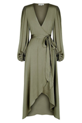 Vestido largo elegante con dobladillo asimétrico para mujer, vestido para cita romántica, vestido de invitada de boda, vestido de fiesta, vestido de noche Y4755