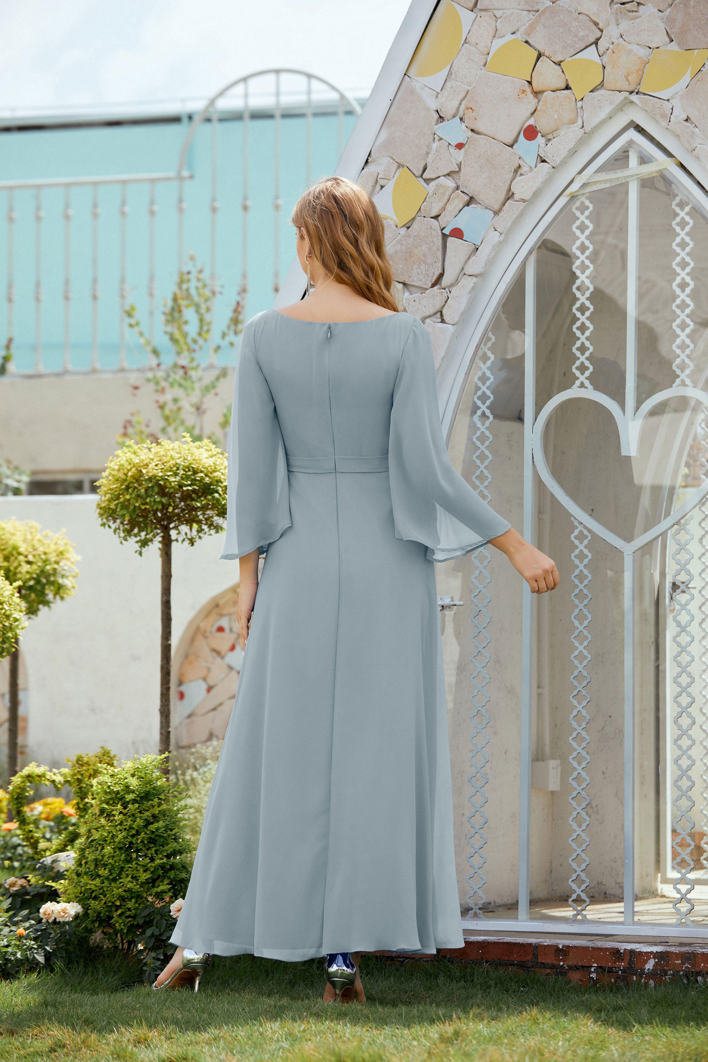 Vestidos de noche formales para madre de la novia, de Sunnderly, para invitada de boda, SY28012 