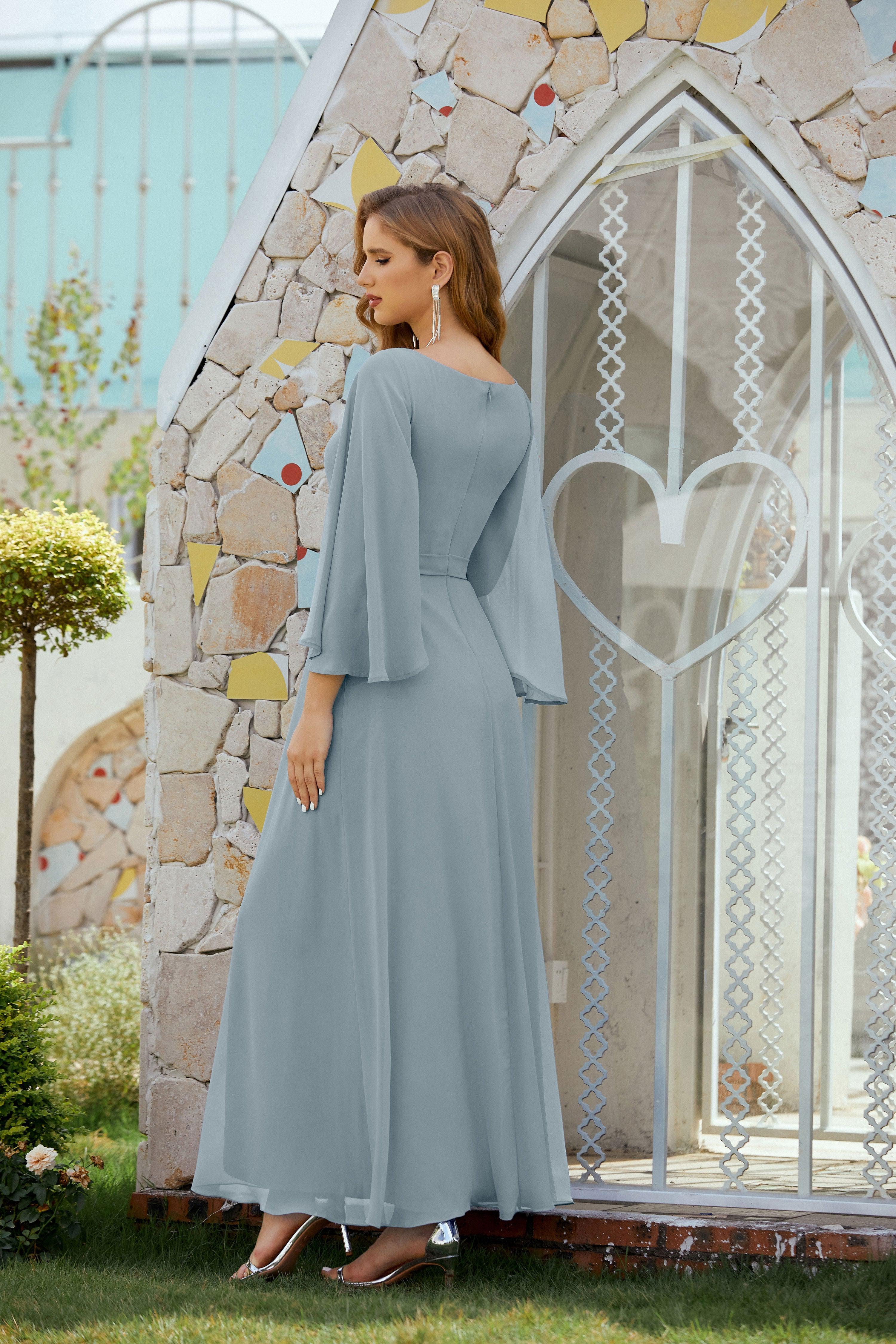 Vestidos de noche formales para madre de la novia, de Sunnderly, para invitada de boda, SY28012 