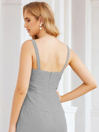 Vestidos de novia Sunnderly con apliques de encaje para la madre de la novia y el novio (SY28066) 