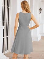 Vestidos de madre de la novia Sunnderly, vestido de fiesta, vestido plisado informal SY28065 