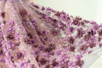 Duchesse-Linie/Princess-Linie 3D-Blumen Tüll Bodenlanges Kleid 
