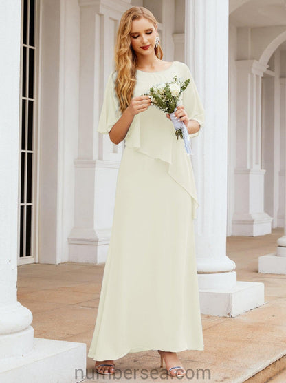 Sunnderly Formal Party Gown Dress Long Mother of The Bride Dresses with Ruffle Cape SY28026