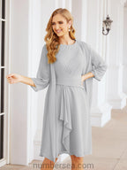 Vestidos de madre de la novia Sunnderly, vestido de fiesta, vestido plisado informal SY28065 