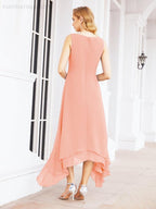 Vestido formal de fiesta Sunnderly de dos piezas, corte A, para madre de la novia, SY28073 