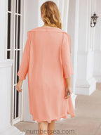 Vestidos de madre de la novia Sunnderly, vestido de fiesta, vestido plisado informal SY28065 