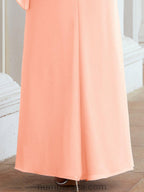 Vestido formal de fiesta Sunnderly, largo, para madre de la novia, con capa con volantes, SY28026 