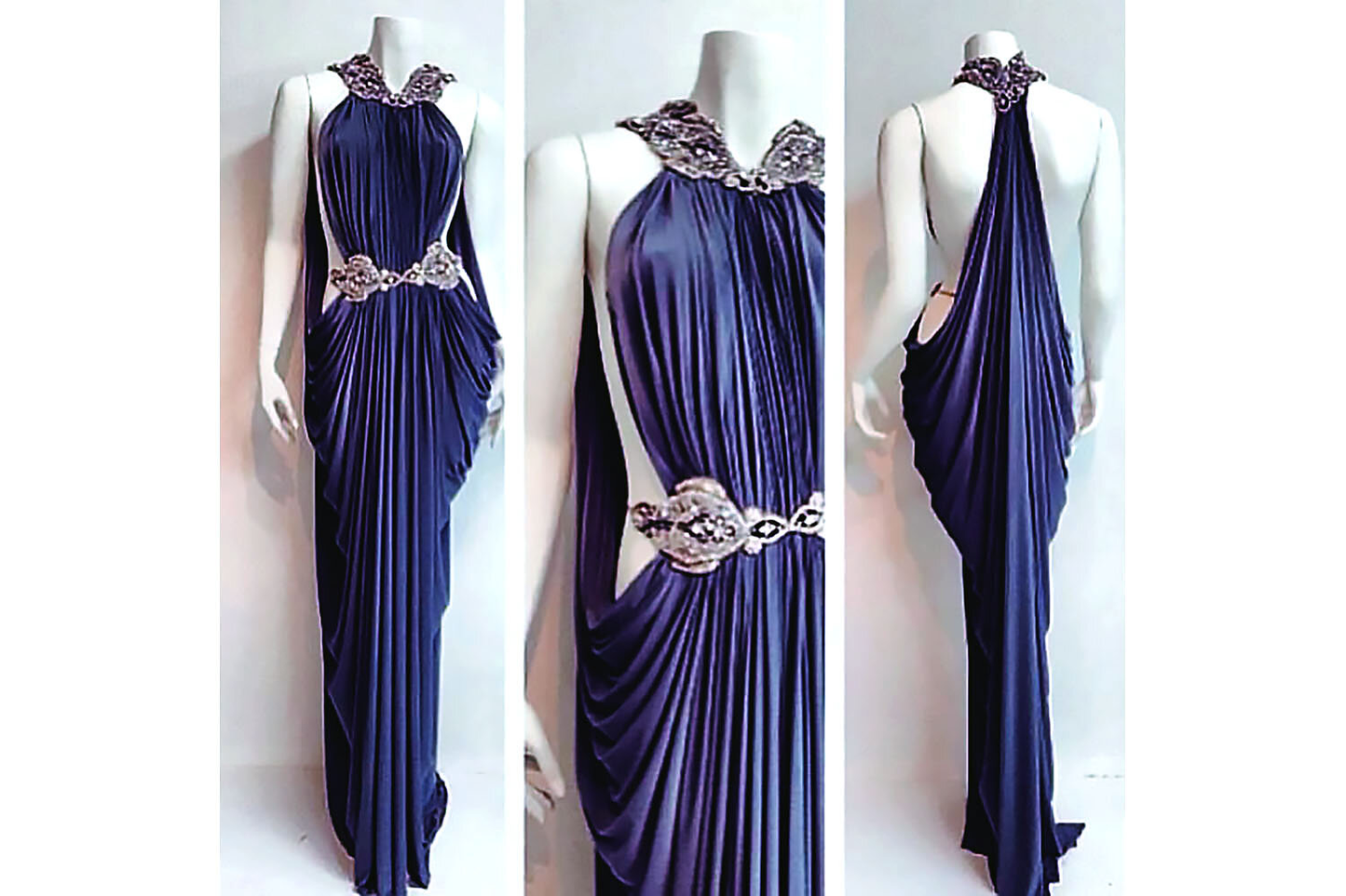 Unique Prom Dress Backless Prom Dress Beaded Prom Dress Fashion Prom Dress Sexy Party Dress New Style Evening Dress S22777