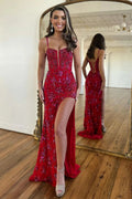 Alexia | Vestidos de fiesta con encantadores tirantes de sirena y cuentas