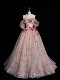 Charmantes schulterfreies, langes Quinceanera-Kleid mit Applikationen, formelle Hochzeit, Ballkleid, Abschlussballkleid Y7582
