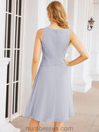 Vestidos de madre de la novia Sunnderly, vestido de fiesta, vestido plisado informal SY28065 