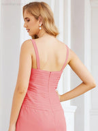 Vestidos de novia Sunnderly con apliques de encaje para la madre de la novia y el novio (SY28066) 