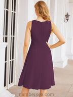 Vestidos de madre de la novia Sunnderly, vestido de fiesta, vestido plisado informal SY28065 