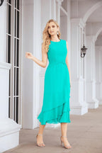 Vestido formal de fiesta Sunnderly de dos piezas, corte A, para madre de la novia, SY28072 