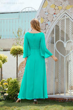 Vestidos de noche formales para madre de la novia, de Sunnderly, para invitada de boda, SY28012 