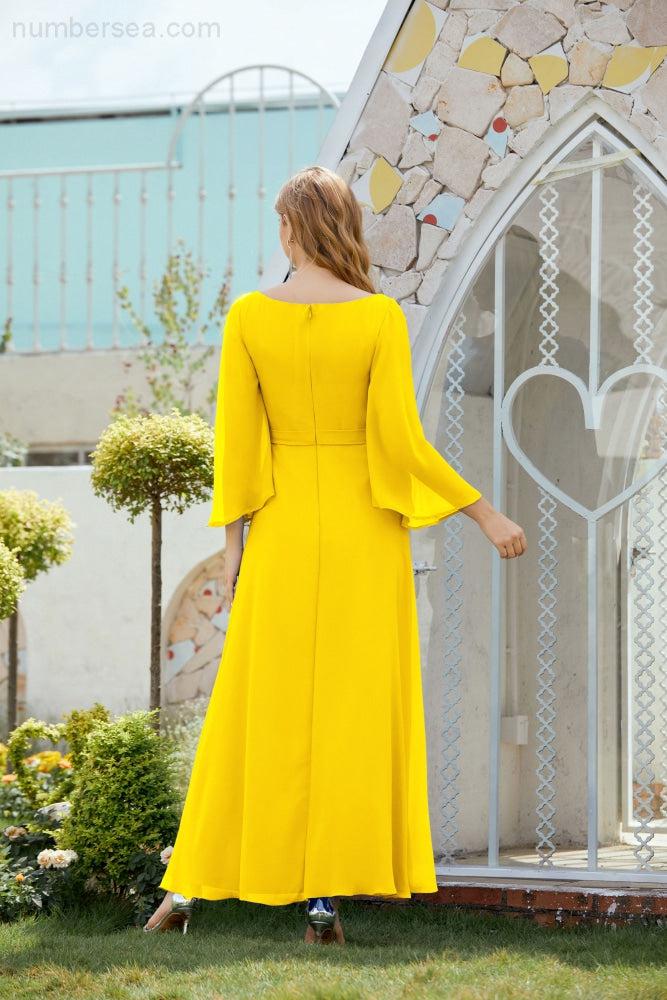 Vestidos de noche formales para madre de la novia, de Sunnderly, para invitada de boda, SY28012 