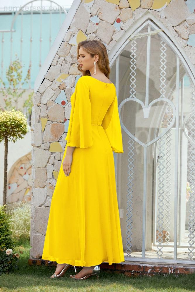 Vestidos de noche formales para madre de la novia, de Sunnderly, para invitada de boda, SY28012 