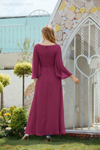 Vestidos de noche formales para madre de la novia, de Sunnderly, para invitada de boda, SY28012 