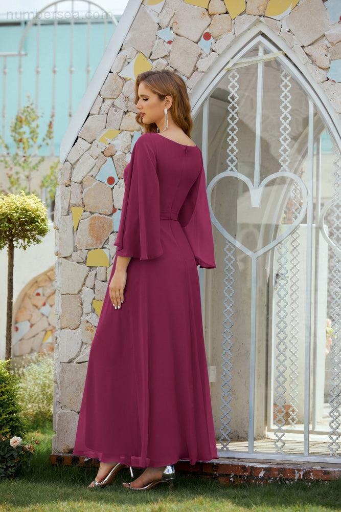 Vestidos de noche formales para madre de la novia, de Sunnderly, para invitada de boda, SY28012 