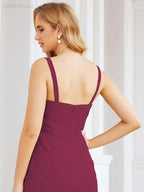 Vestidos de novia Sunnderly con apliques de encaje para la madre de la novia y el novio (SY28066) 
