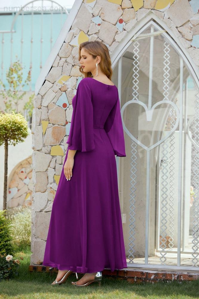 Vestidos de noche formales para madre de la novia, de Sunnderly, para invitada de boda, SY28012 