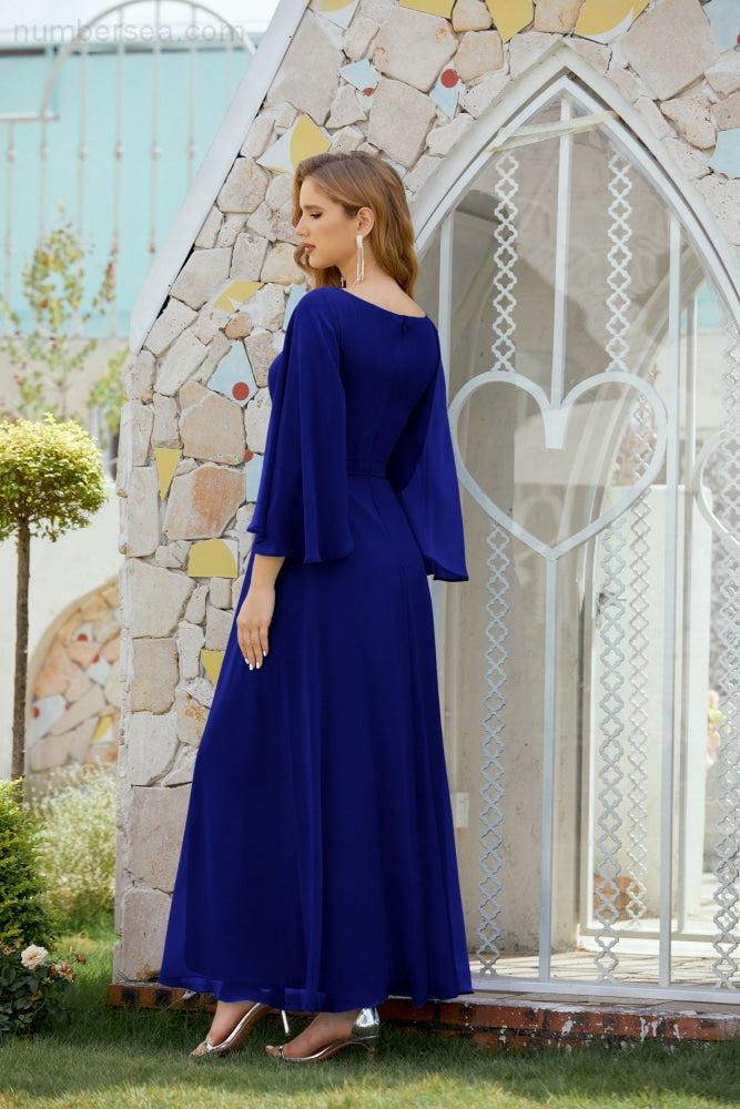Vestidos de noche formales para madre de la novia, de Sunnderly, para invitada de boda, SY28012 