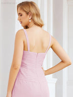 Vestidos de novia Sunnderly con apliques de encaje para la madre de la novia y el novio (SY28066) 
