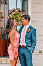 Vestido de fiesta con escote en V y tirantes finos, minivestido Y2257