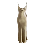 Elegantes Spaghettiträger-Abschlussballkleid rückenfreies formelles Kleid Sexy Abendkleid Y410