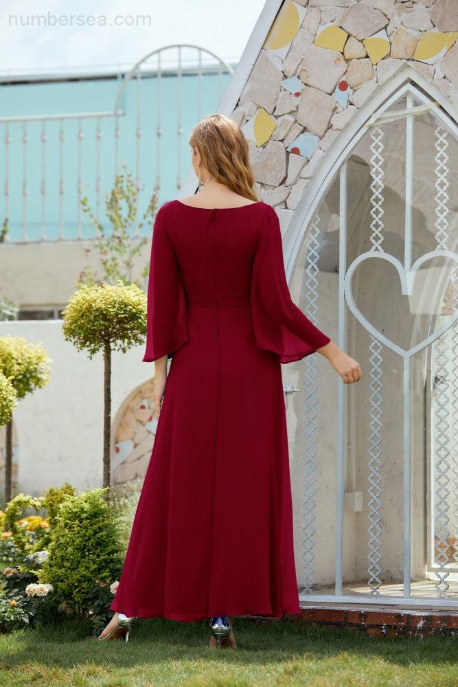Vestidos de noche formales para madre de la novia, de Sunnderly, para invitada de boda, SY28012 