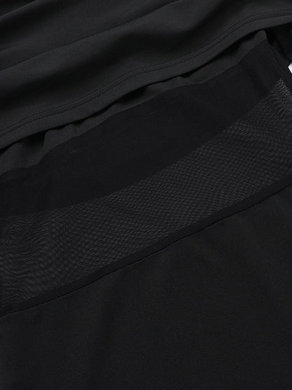 Long Sleeves Skinny Pleated See-Through Solid Color Split-Joint Off-The-Shoulder Evening Dresses Maxi Dresses