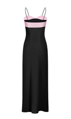 Spaghettiträger Herzausschnitt Etuikleid Abendkleid Langes Ballkleid Y7466