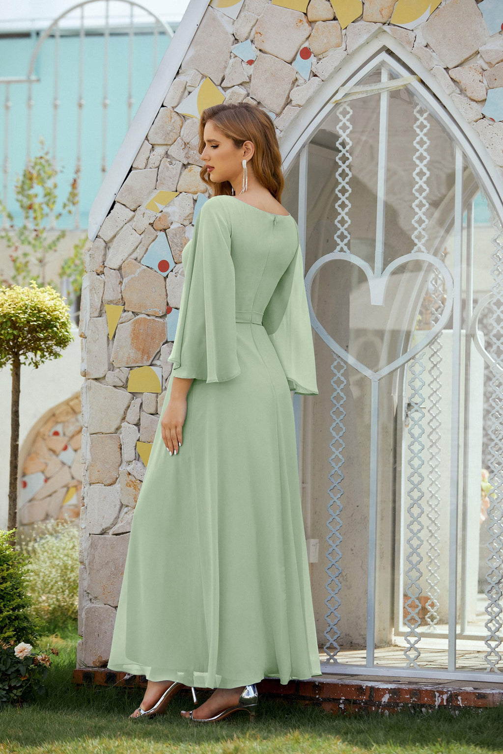 Vestidos de noche formales para madre de la novia, de Sunnderly, para invitada de boda, SY28012 