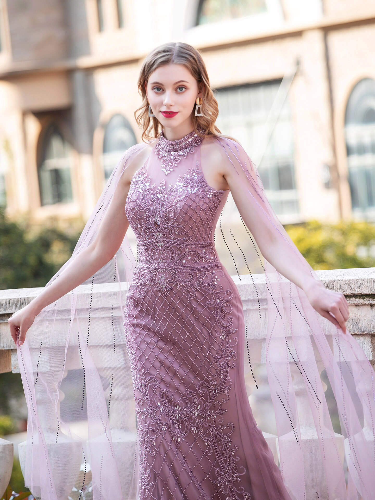 Mermaid / Trumpet Luxurious Formal Evening Dresses Sleeveless Floor Length Prom Dresses