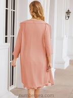 Vestidos de madre de la novia Sunnderly, vestido de fiesta, vestido plisado informal SY28065 