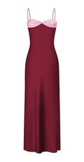 Spaghettiträger Herzausschnitt Etuikleid Abendkleid Langes Ballkleid Y7466