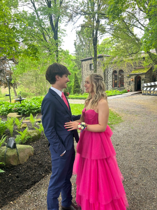Elegantes A-Linien-Tüll-Ballkleid, Abschlusskleid, Abendkleid Y2331