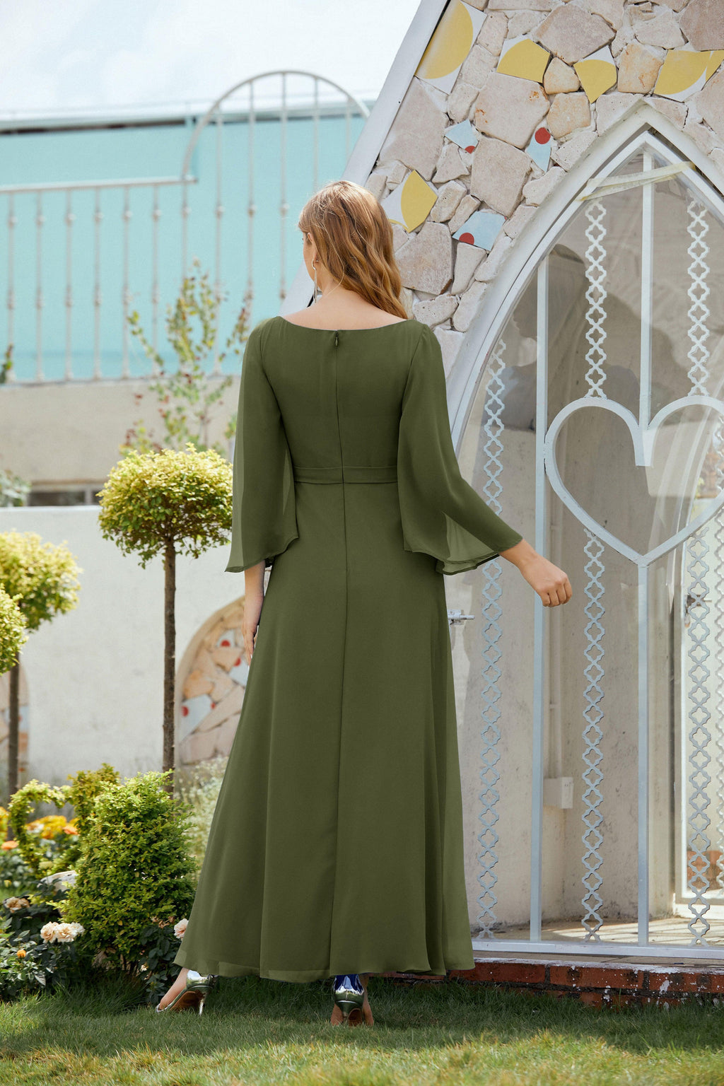Vestidos de noche formales para madre de la novia, de Sunnderly, para invitada de boda, SY28012 