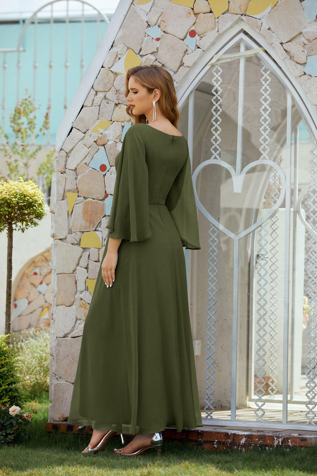 Vestidos de noche formales para madre de la novia, de Sunnderly, para invitada de boda, SY28012 