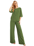 Sunnderly Elegant 2 Piece Mother of The Bride Dress Plus Size Pant Suits Ruffle Layers Sliver Housecoat SY28064