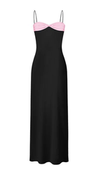 Spaghettiträger Herzausschnitt Etuikleid Abendkleid Langes Ballkleid Y7466