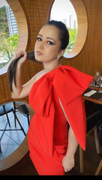Vestido naranja elegante para fiesta de bienvenida y cumpleaños número 18 Y2716